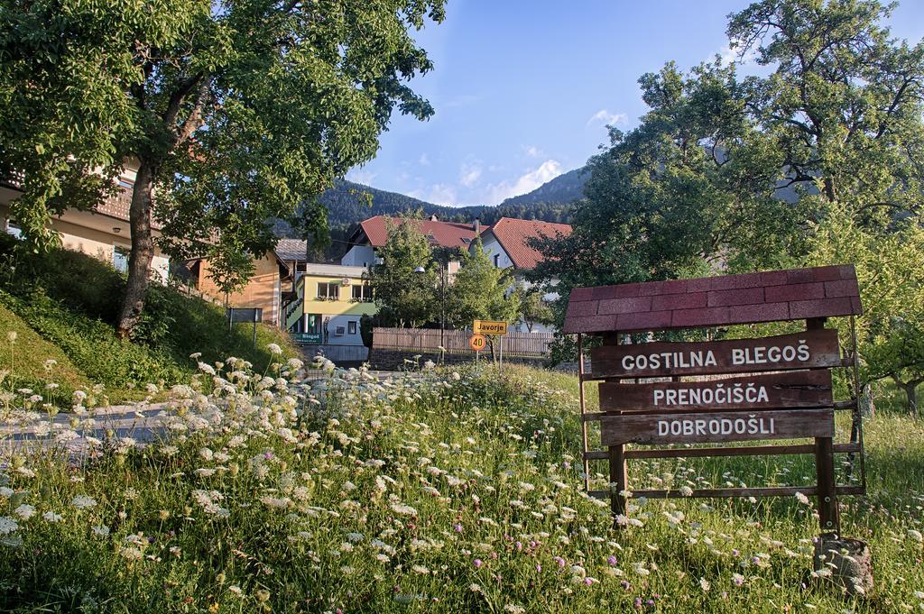Gostilna Pension Blegos Poljane nad Škofjo Loko Eksteriør billede